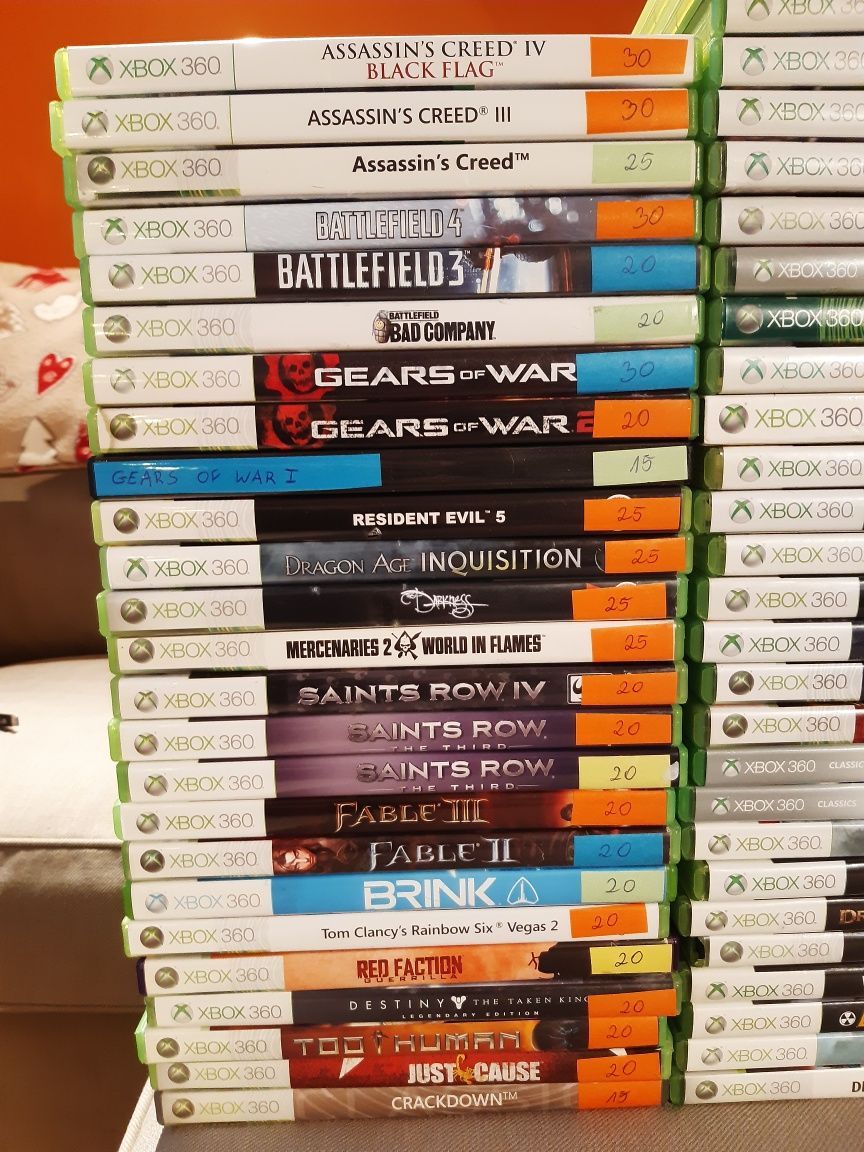 Gry na xbox 360 fifa, need for speed, minecraft, lego, kinect, call od