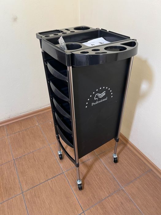 Pomocnik fryzjerski wózek do farbowania szafka