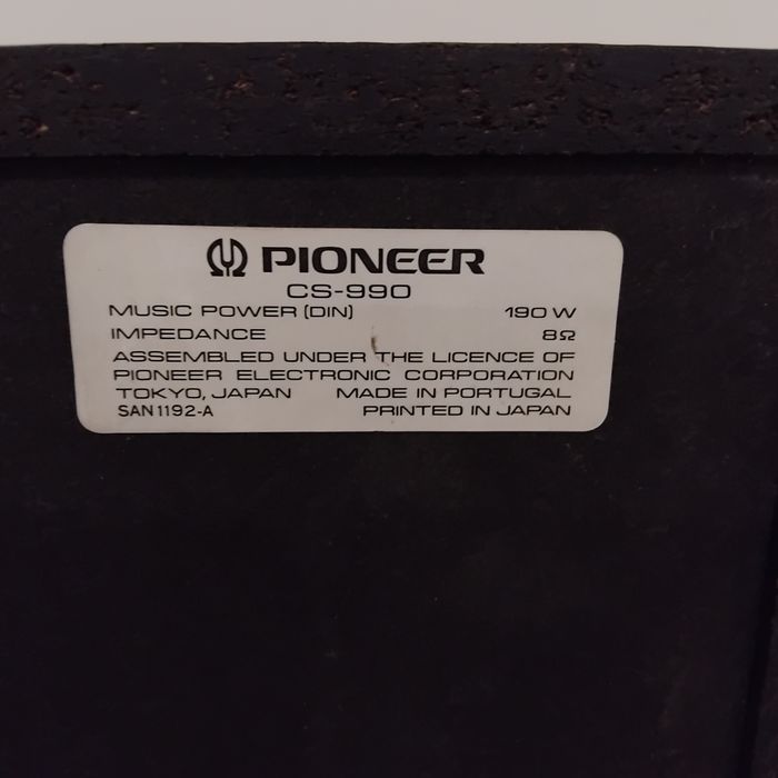 PIONEER colunas CS-990