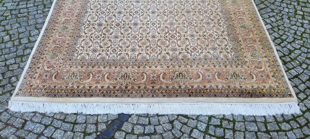 -70% kaszmirowy indo bidjar lśniący perski dywan ręcznie tkany 200/320