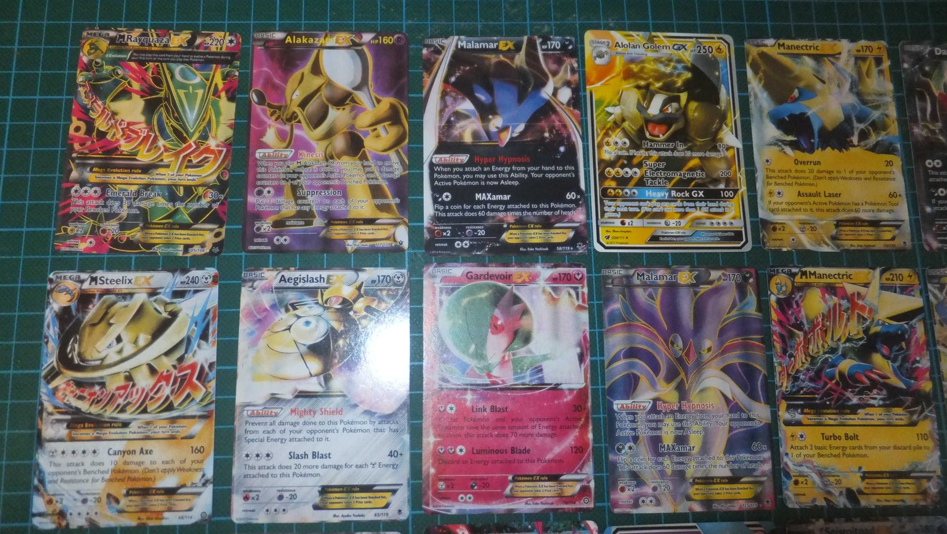 Conjunto Cartas Pokémon (não oficiais)