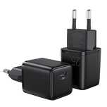 Joyroom mała szybka ładowarka USB Typ C PD 25W wtyczka EU czarny (L-P2