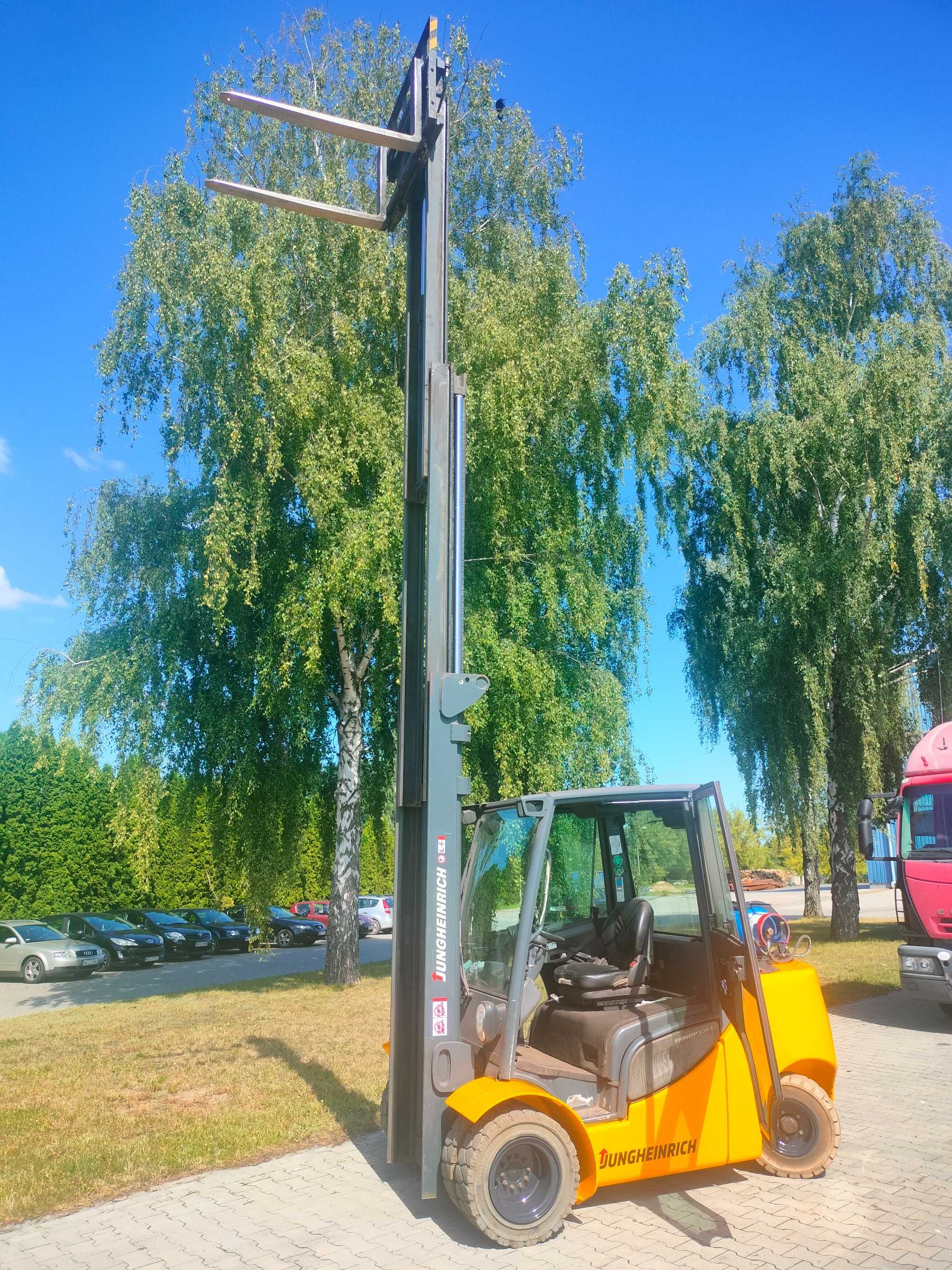 Wózek widłowy 3,5t Jungheinrich LPG