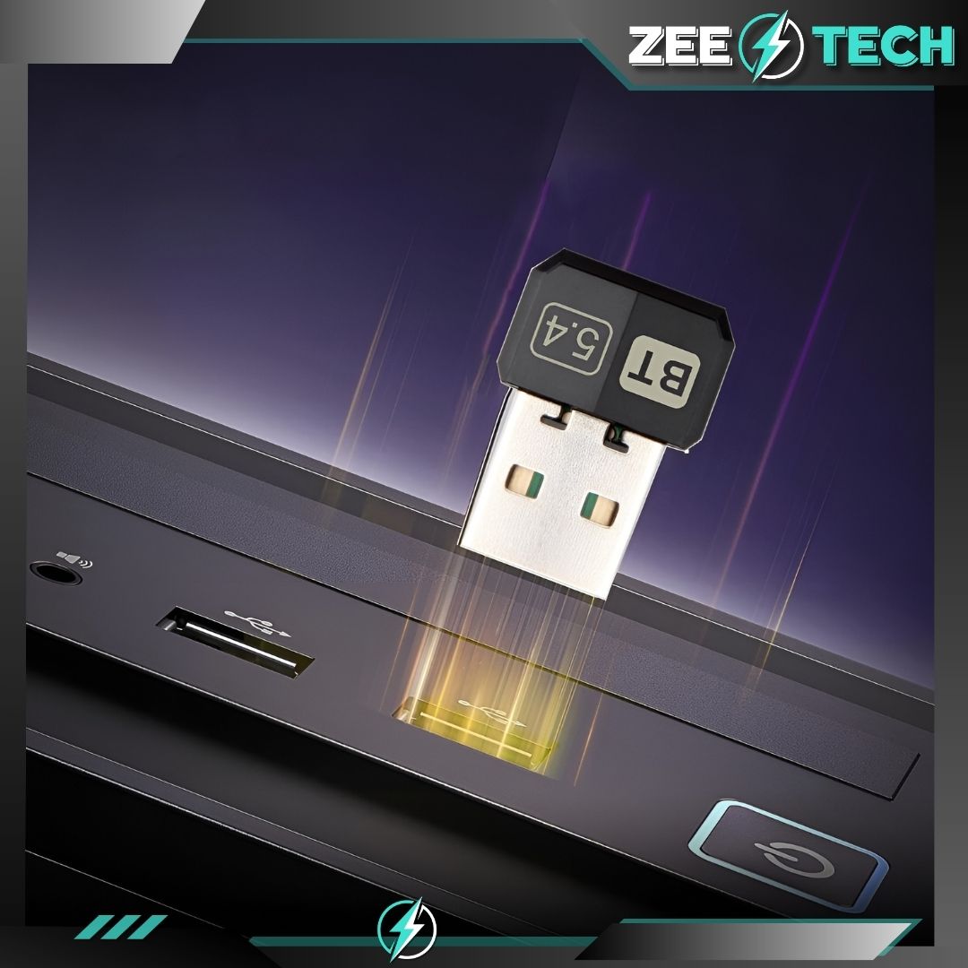Adapter Bluetooth 5.4 Usb Do Komputera Telewizora Nadajnik Odbiornik