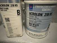 6 sztuk (A&B) x Farba do metalu biała Sherwin Williams