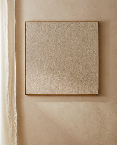 Tela de Linho com Rebordo de Madeira de Carvalho – Zara Home