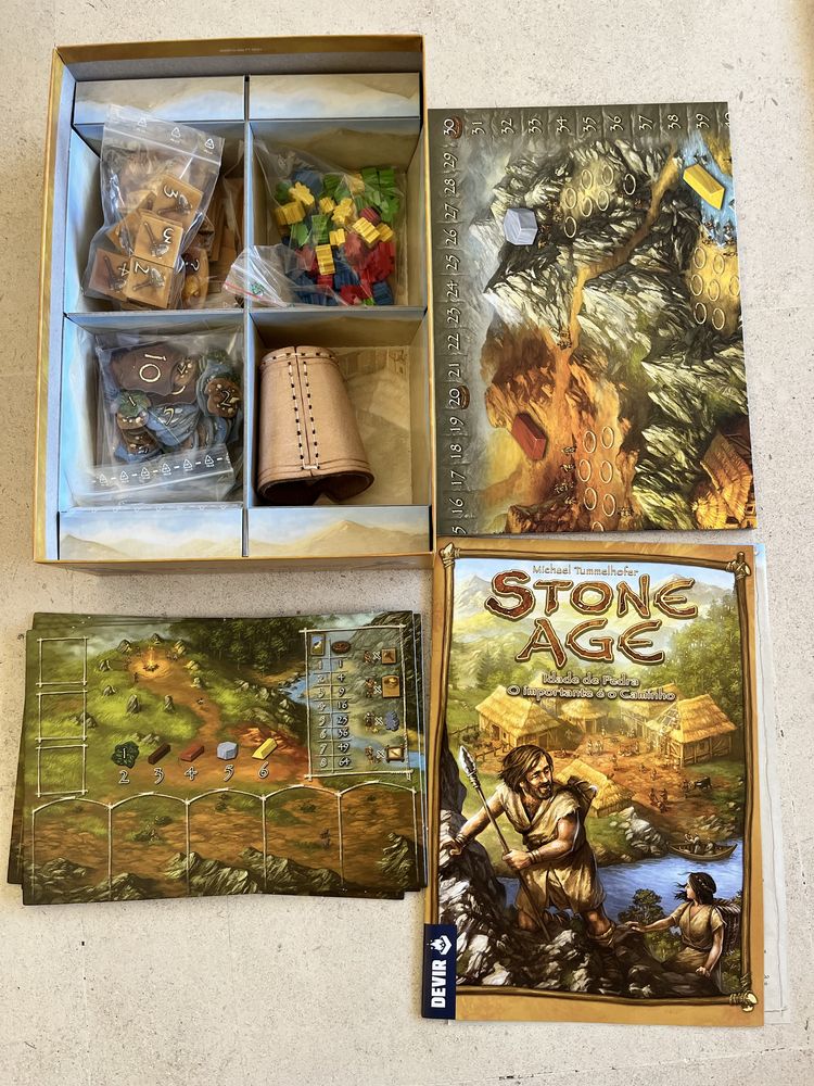 Jogo tabuleiro Stone Age - Português