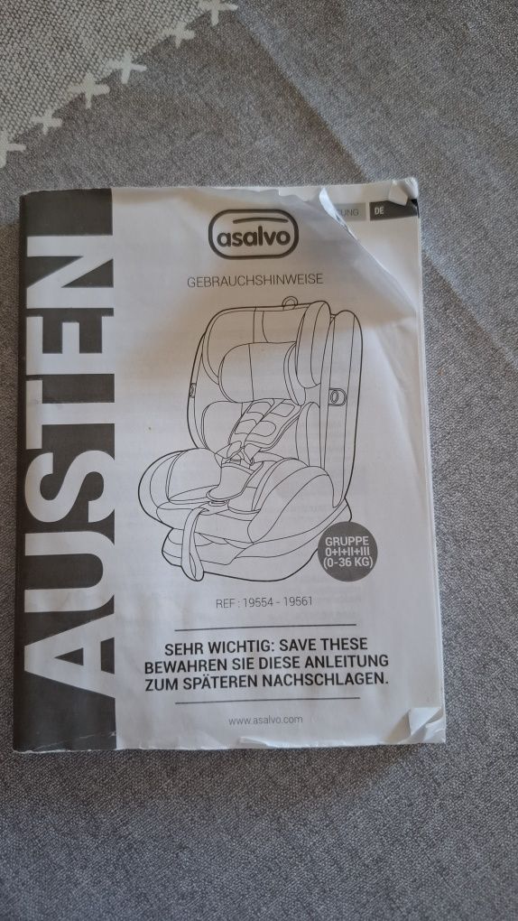 Cadeira auto Asalvo Austen