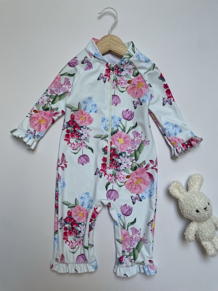 86 92 George Billie Faiers piękny strój kąpielowy w kwiaty ochronny UK