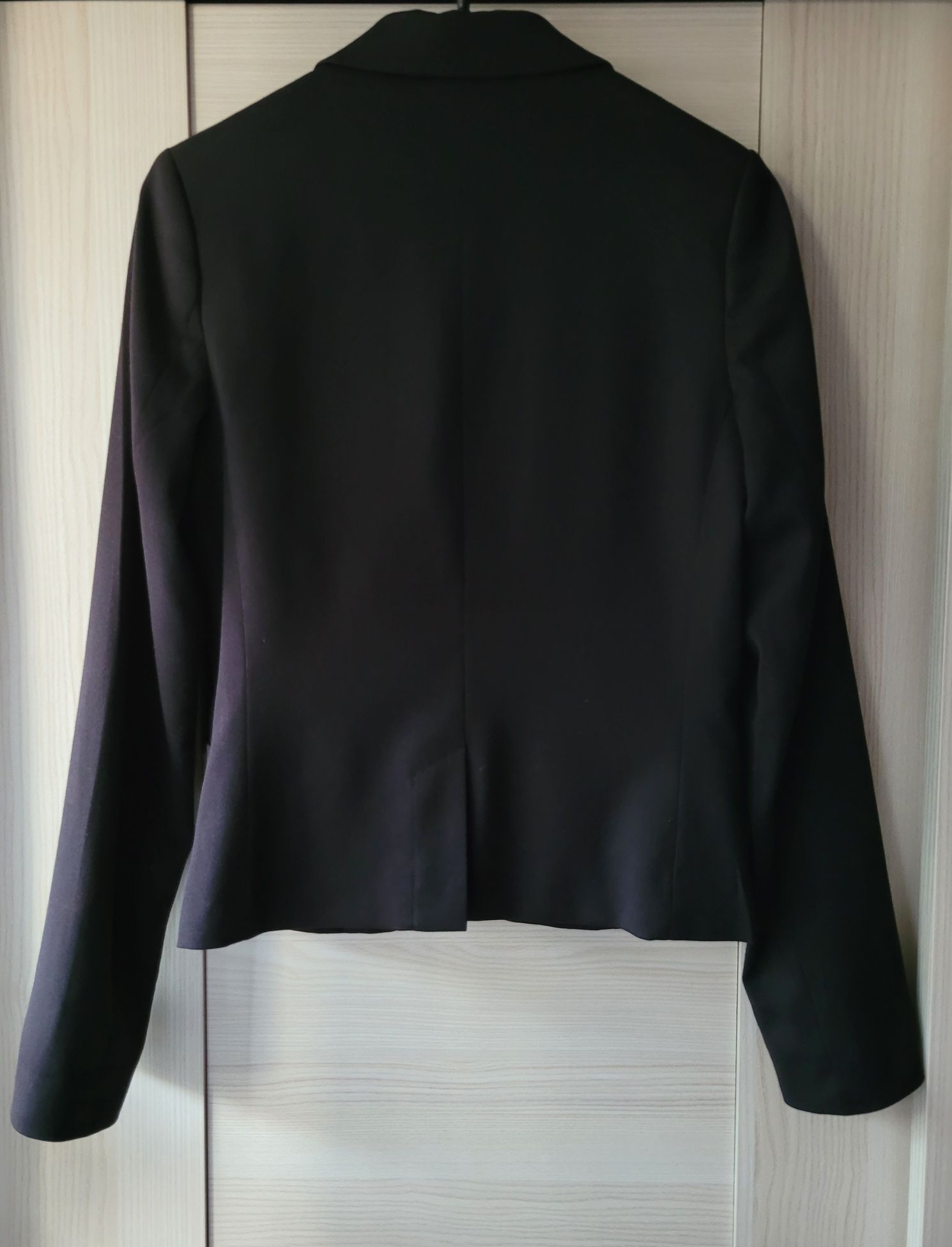 Czarna marynarka H&M 36 S elegancka klasyczna
