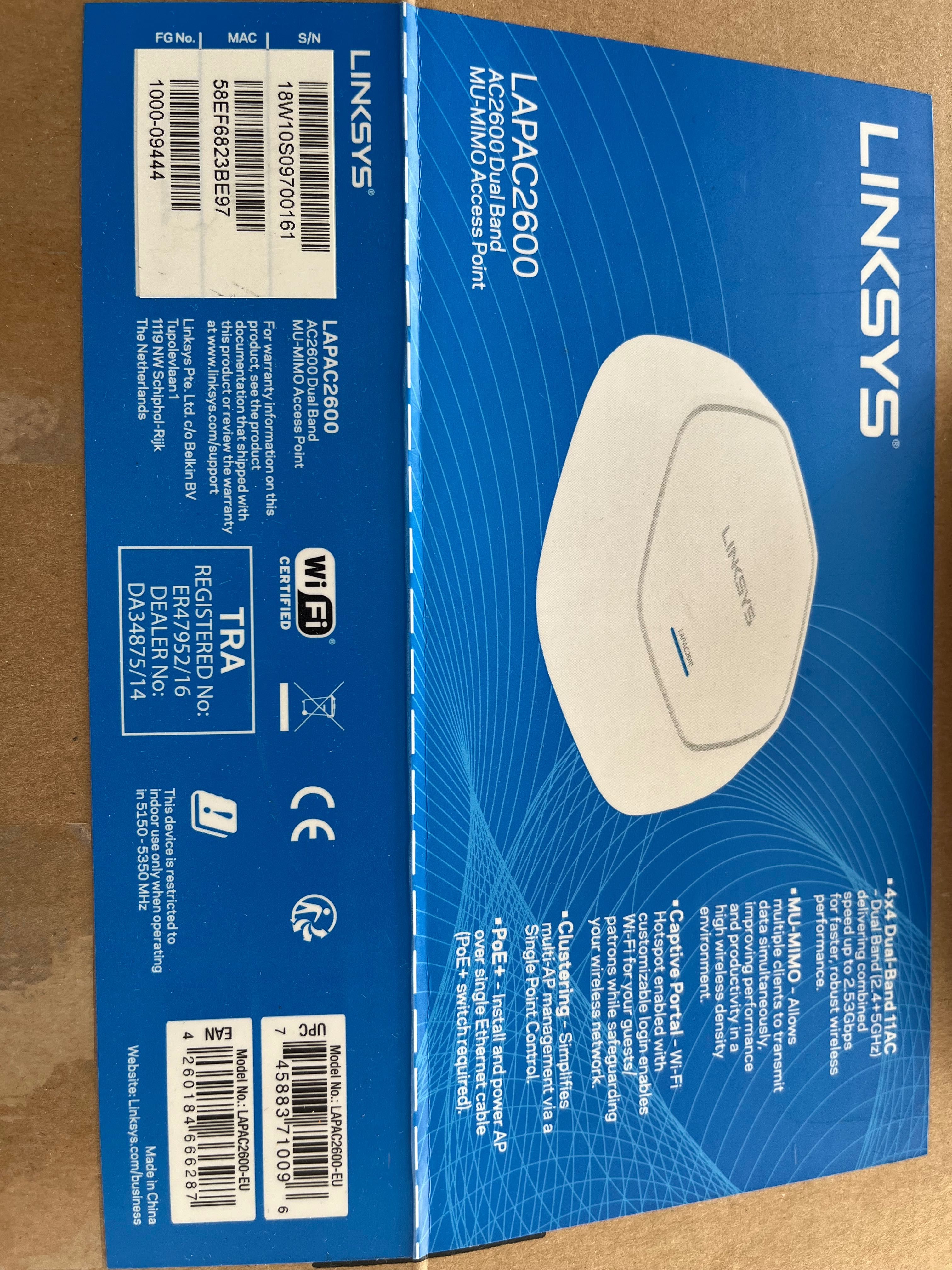 Ponto Acesso Wifi 2 x MU-MIMO Access Point (novos)