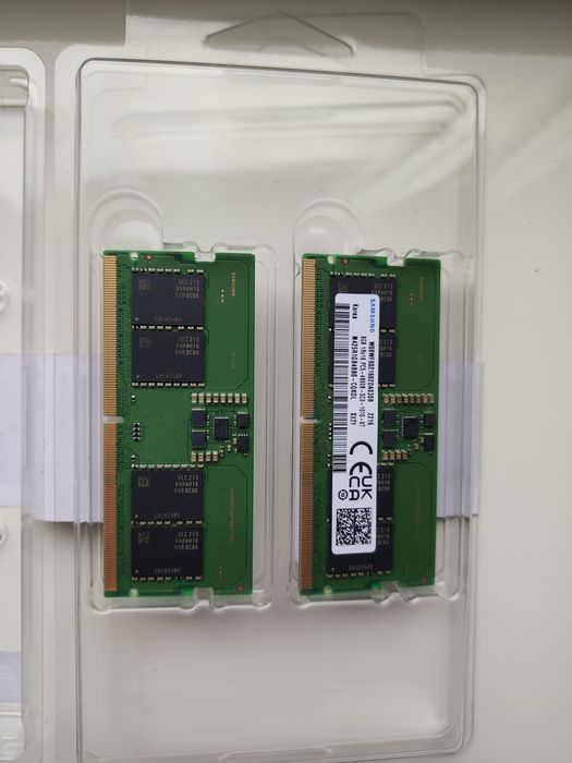 Оперативна пам'ять 16GB 2x8 ddr5 sodim 4800