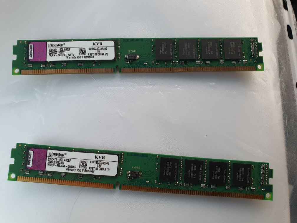 Оперативна пам'ять Kingston DDR3-1333 4096MB PC3-10600 (2x4gb)