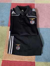 Conjunto Benfica Adidas SLB - polo/camisola e calções | Novo