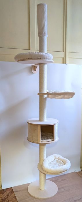 Natural Paradise Drapak Sufitowy Dla Kota Magnolia Kremowy do270cm OTW