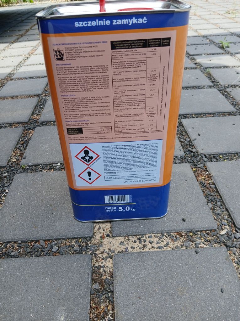 KLEJ POLIURETANOWY 5kg. Polychem Systems