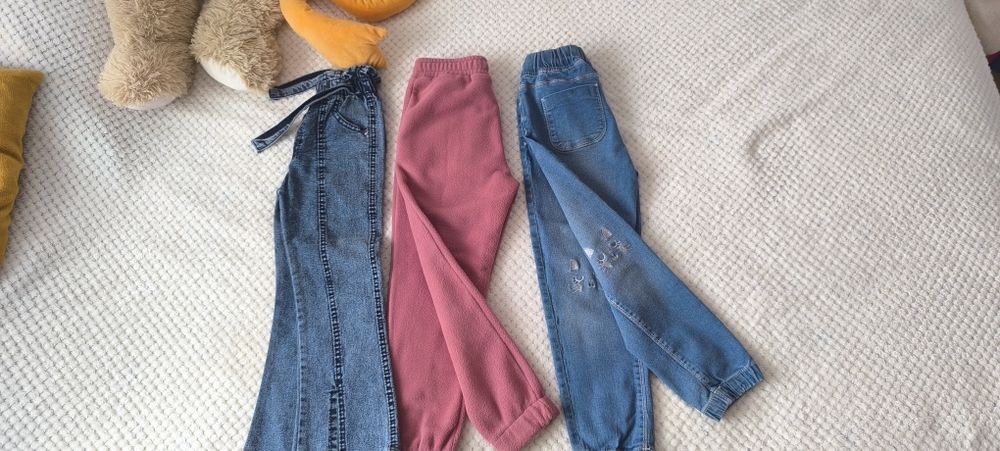 spodnie dla dziewczynki, wzrost 122