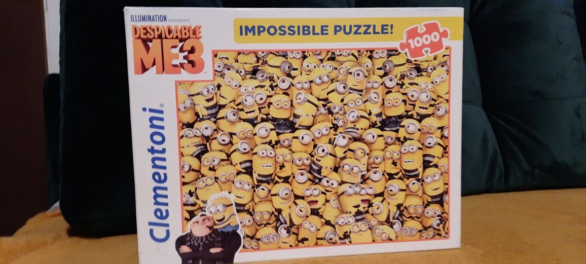 Niemożliwe puzzle 1000 el. Minionki