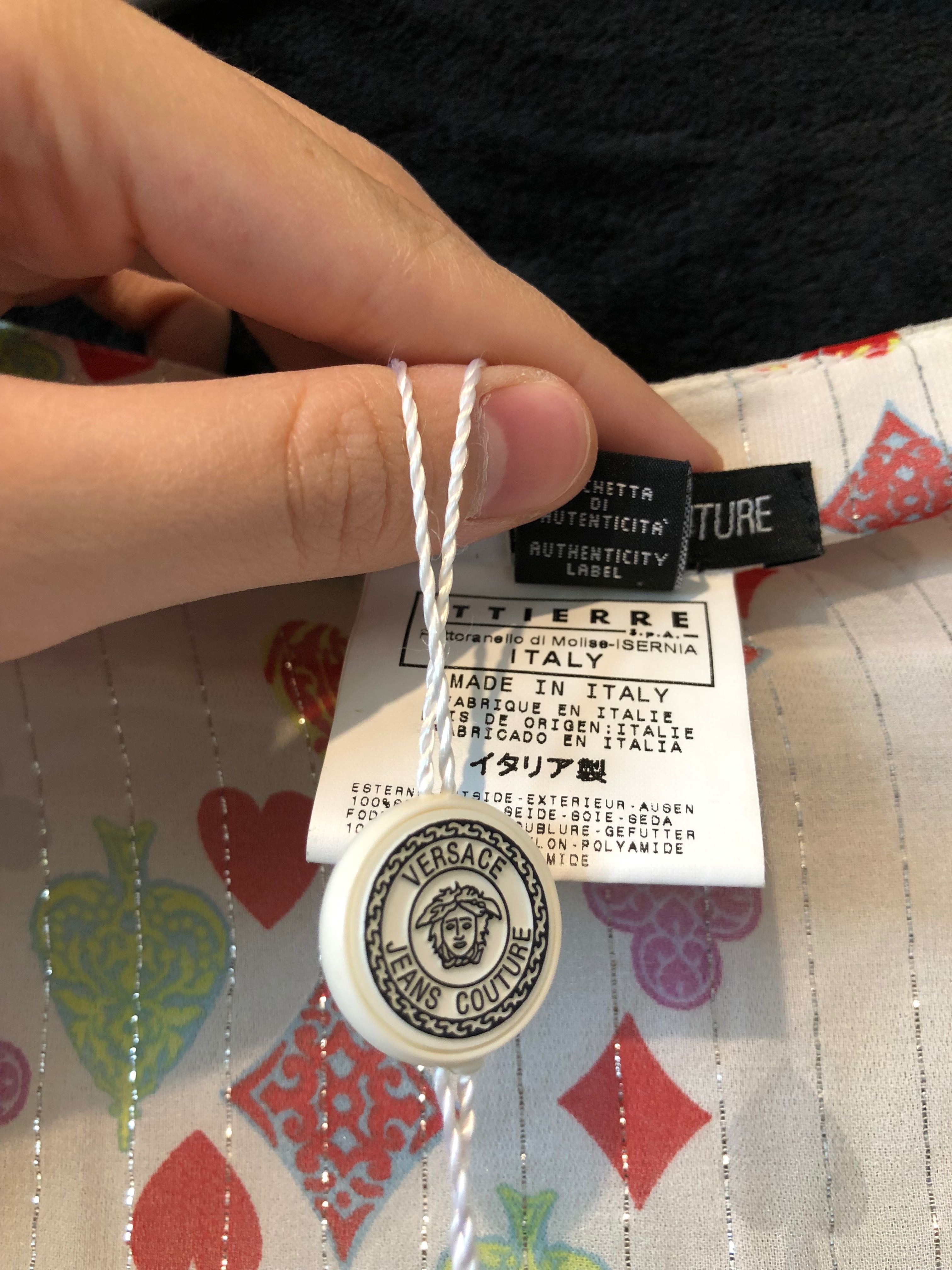 Jedwabna Spódniczka Versace Jeans Couture Nowa Z Metkami