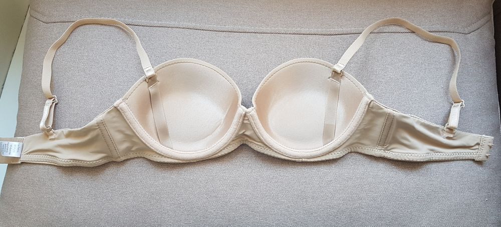 Новый бюстгальтер, балконет, бежевый 34А, М