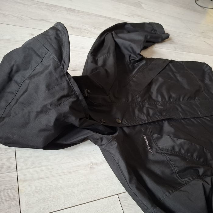Stormberg kurtka parka męska S czarna daszek jak nowa kaptur jacket
