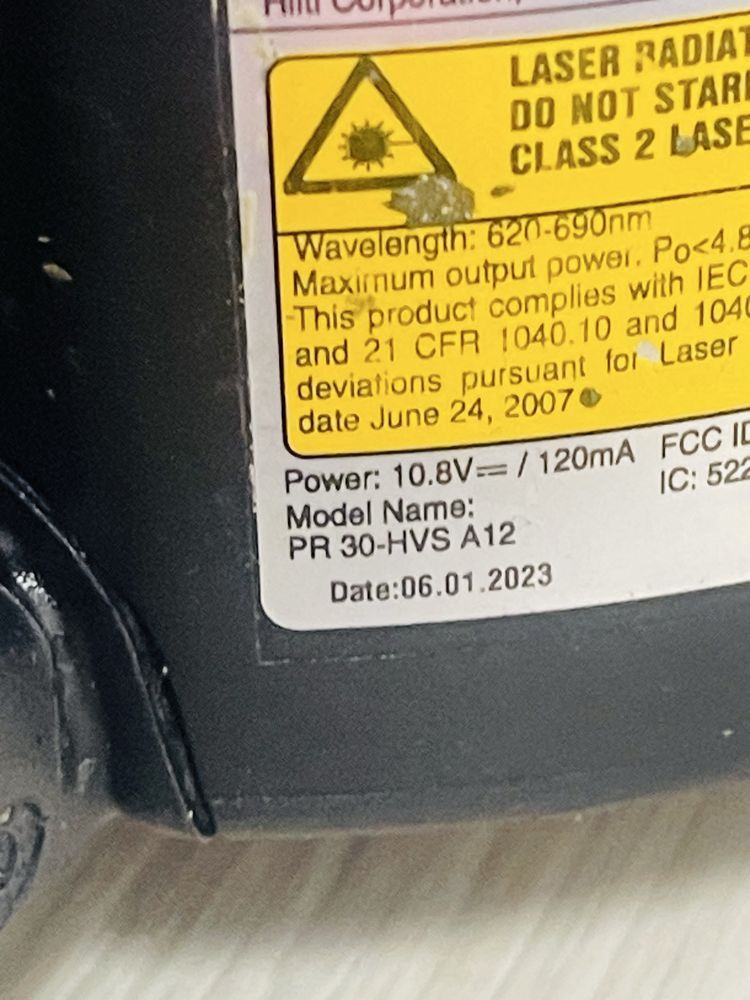 Hilti PR 30 - HSV - niwelator laserowy