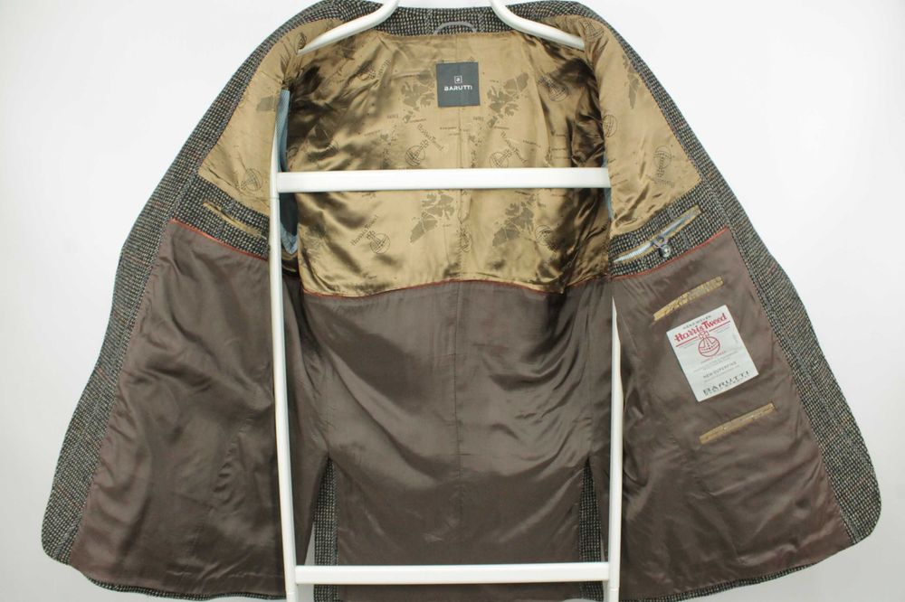 Шикарний твідовий піджак блейзер Harris Tweed Mario Barutti 50 М-Л