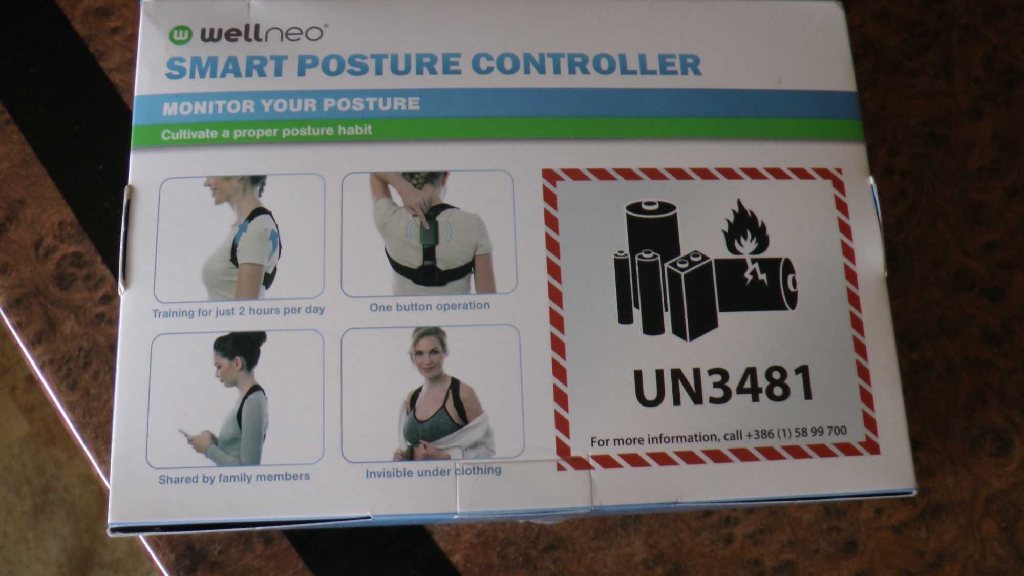 Wellneo Smart posture controller, kontroler postawy nowy