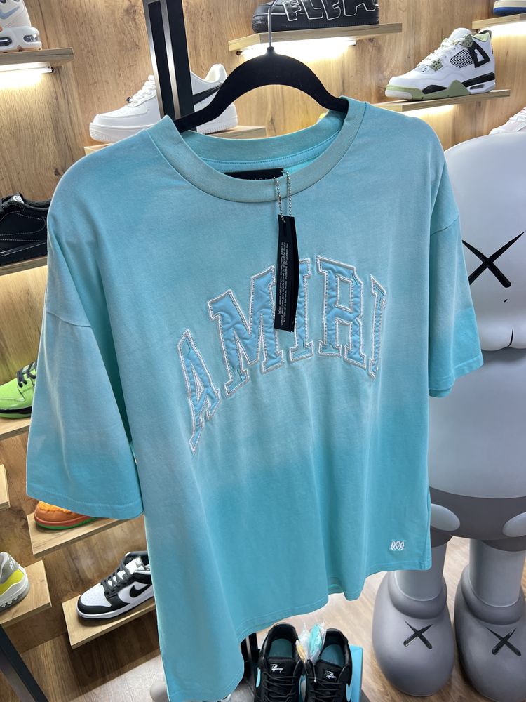Футболка AMIRI Big Logo Faded Blue