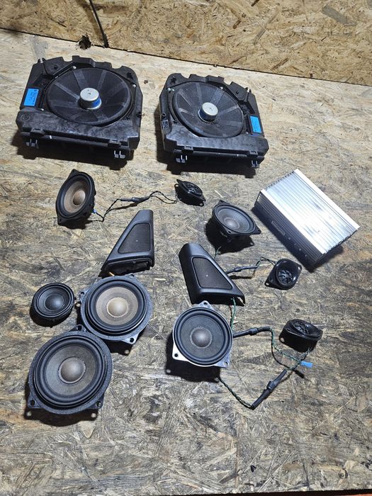 Nagłośnienie Bmw F10 F11 HARMANN TOP HIFI logic 7 głośniki wzmacniacz
