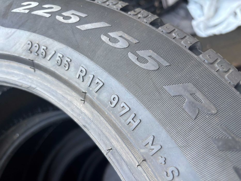 225-55-R17 PIRELLI зимняя резина шины 4штуки GERMANY 2022