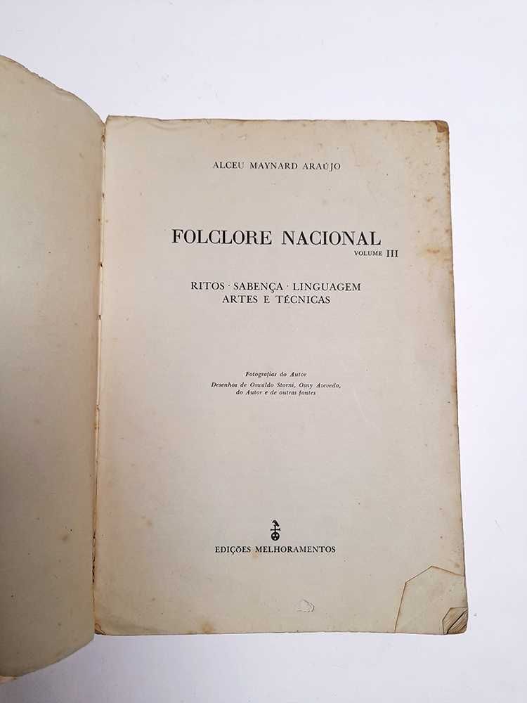 Ritos Sabença Linguagem Artes e Técnicas - Alceu Maynard Araújo