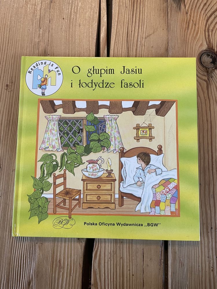 O głupim Jasiu i łodydze fasoli bajka dla dzieci polska oficyna BGW