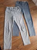 Leginsy jeansy elastyczne H&M 110