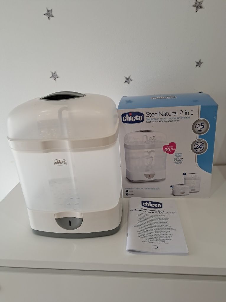 Esterilizador Chicco + Oferta Biberões