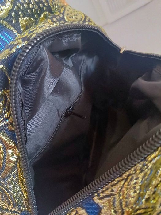 Torebka Wieczorowa - Złoto niebieska