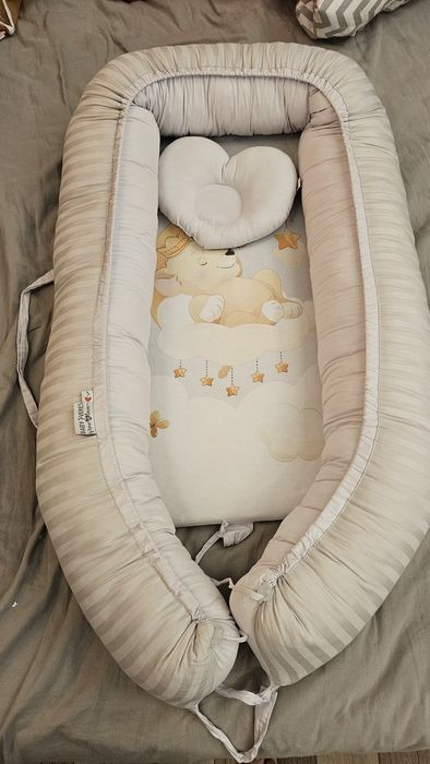 Кокон (позиционер) для немовлят новонароджених Baby Veres "Leo"