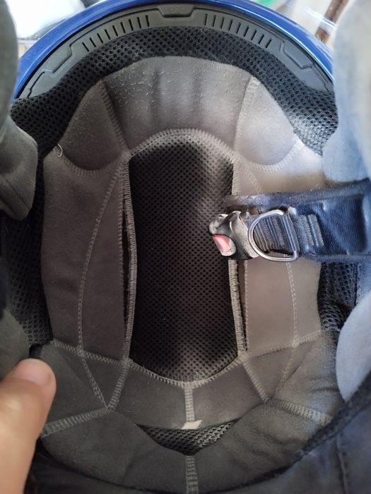 Capacete AGV Azul Metalizado