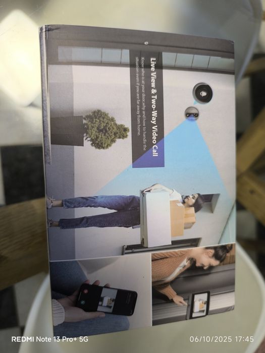 Video porteiro de porta de rua com monitor