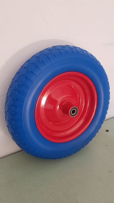 Колесо безкамерне 3,5х8 для тачки з віссю