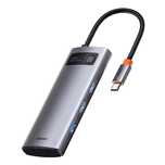 Baseus Metal Gleam 5w1 wielofunkcyjny Hub Usb Typ C - Usb Typ C Power
