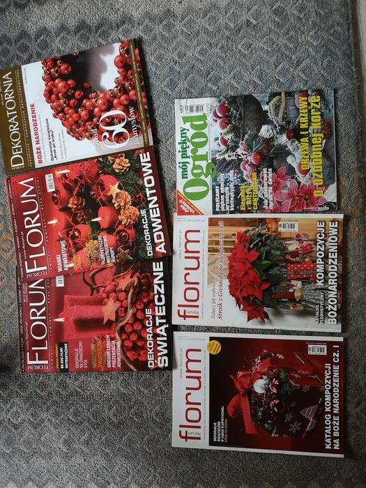 Zestaw Magazyn Florum zima święta wiązanki aranżacje