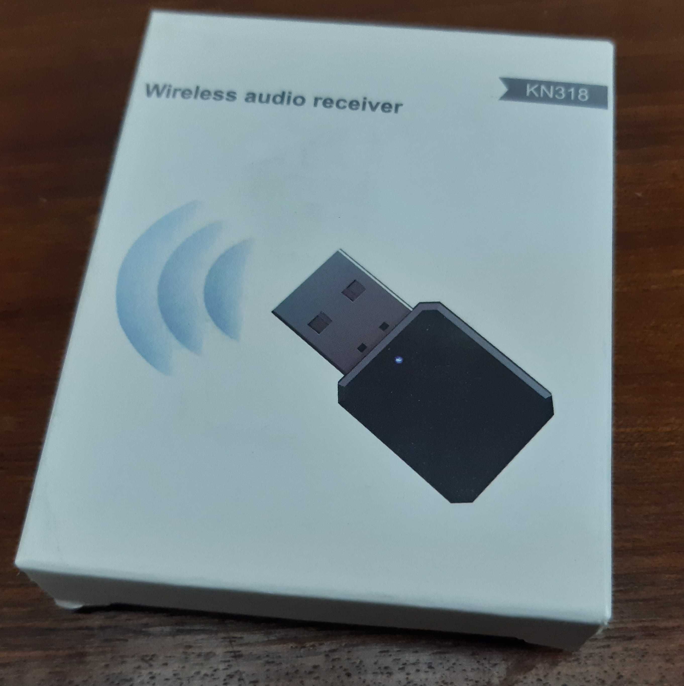 Adaptador Receptor Áudio Bluetooth V 5.1 Novo USB 2.0