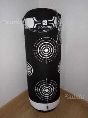 Saco de boxe e suporte da domyos