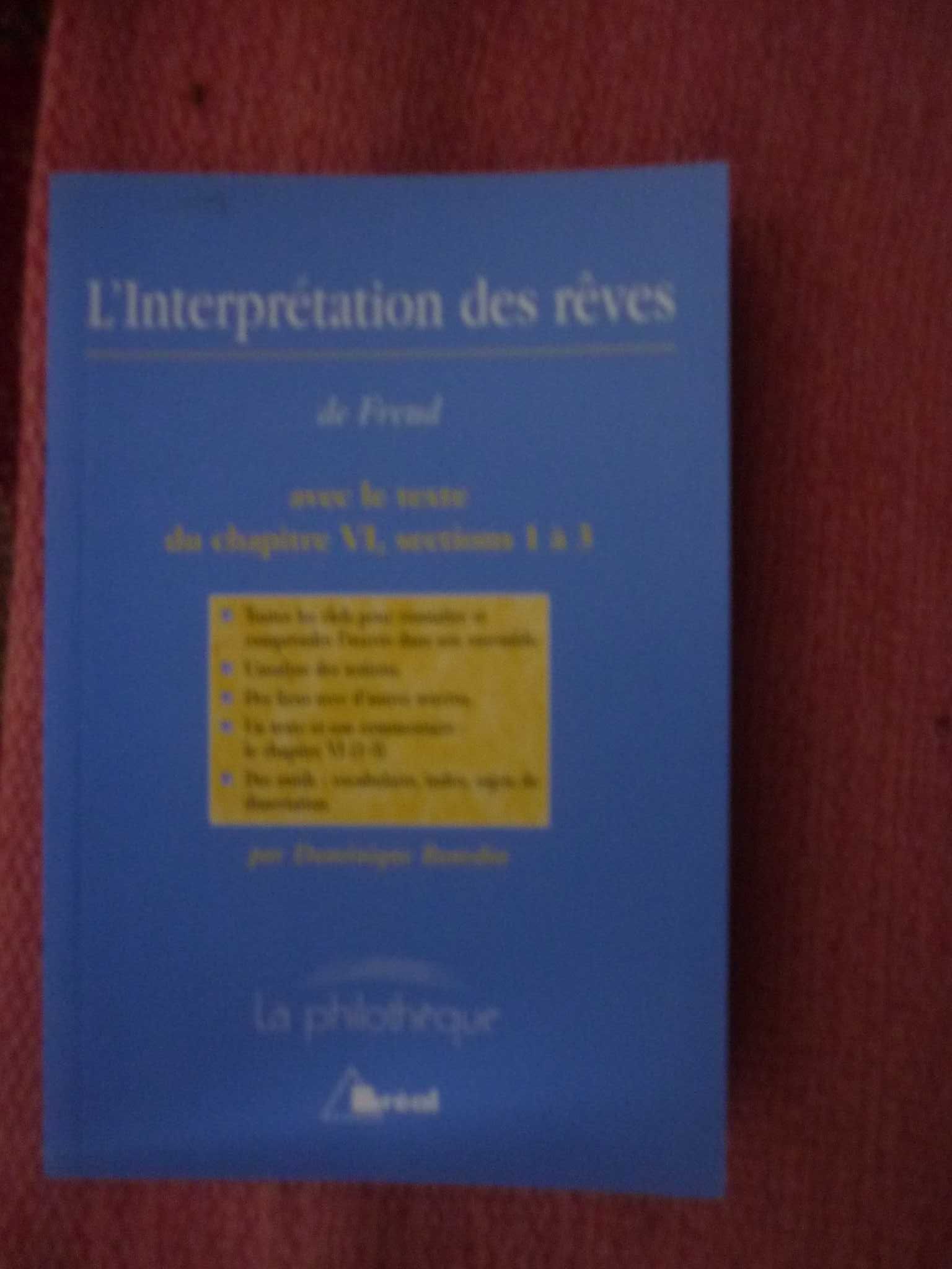 L'interprétation des rêves,  Freud