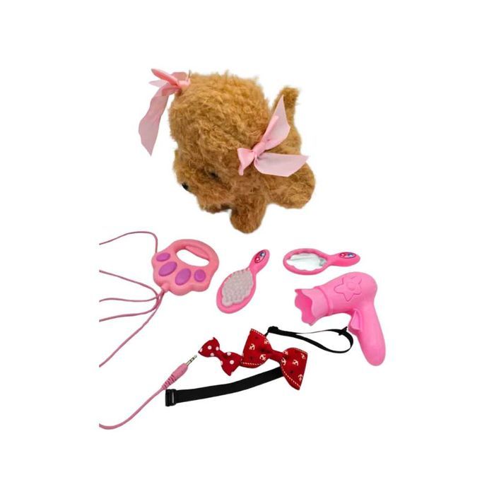 Elektryczna zabawka dla dzieci Cute Pet Dogge 933-10E - CIEMNY BRĄZ