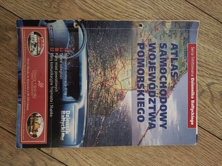 Atlas samochodowy województwa pomorskiego plan miast mapy