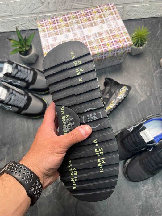 СКИДКА! 45 (29 см.) PREMIATA MICK премиата мик черные премиаты