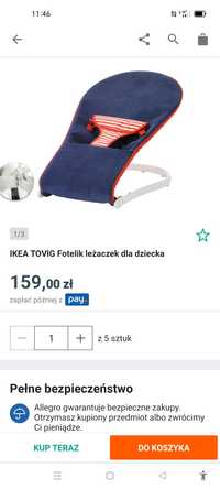 Leżak Ikea polecam