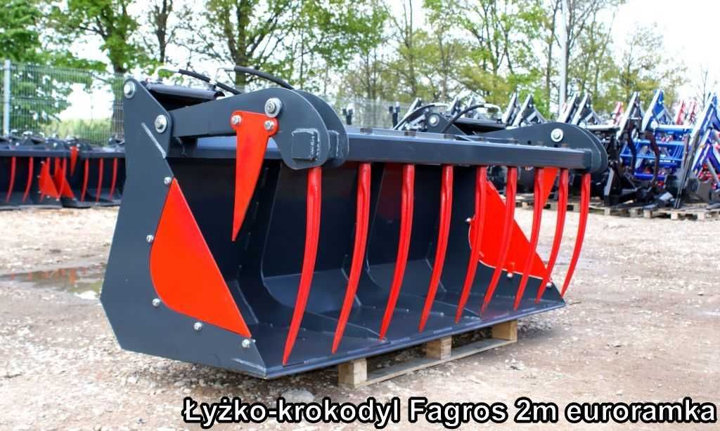 PROMOCJA Nowy Łyżko-Krokodyl 1,4-2 m Euro SMS 2 siłownikiDUŻY RABAT